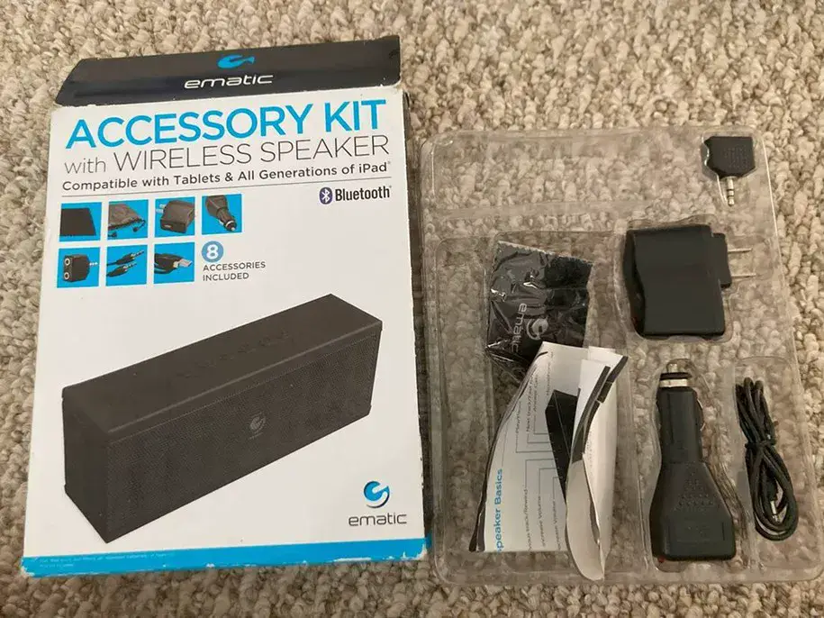 Speaker with accessories