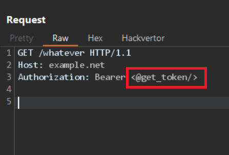 Create the token global variable